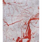 Louis De Poortere tapis, Cities Orange Cut 9323, Amsterdam design