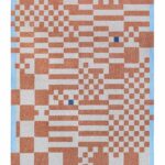 Louis De Poortere tapis, Craft Nude 9341, Chess design