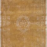 Louis De Poortere tapis, Fading World Spring Moss 9145, Medallion design