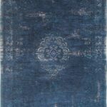 Louis De Poortere tapis, Fading World Blue Night 8254, Medallion design