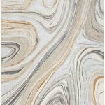 Tapis Nourison, Glitz GLZ21 Grey / Gold