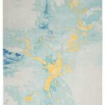 Tapis Nourison, Prismatic PRS26 Seafoam / Gold