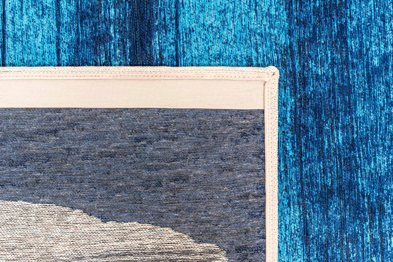 Louis De Poortere tapis Craft 2080 Brush Diva Blue back