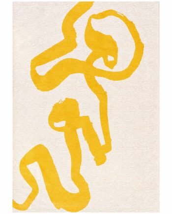 Louis De Poortere tapis Craft 2084 Ribbon Pure Yellow